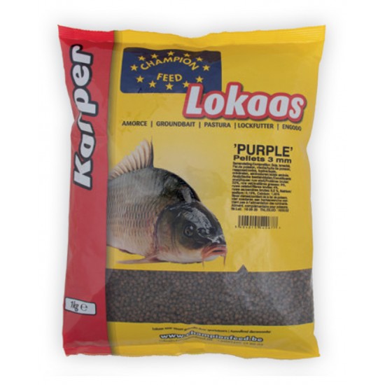 Pelete Champion Feed - Purple Pellets 4mm